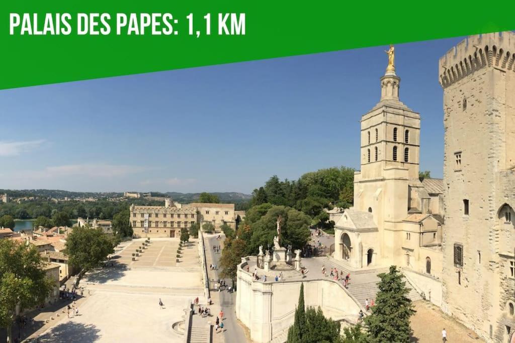 Pops Flat - Parking Prive Gratuit - Wi-Fi - Ac Clim Apartment Avignon Bagian luar foto